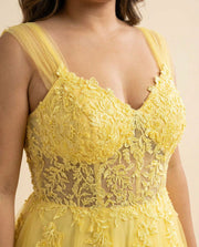 Sweetheart Gown Yellow
