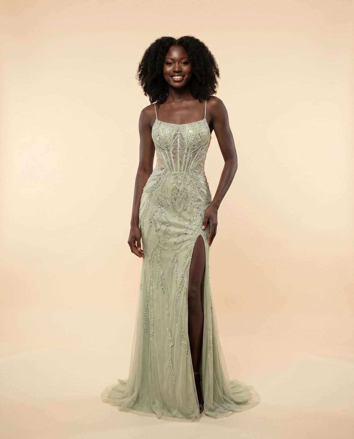 Robe Corset Et Fente Avocat
