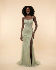 Robe Corset Et Fente Avocat