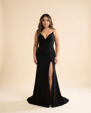 Robe En Jersey Noire