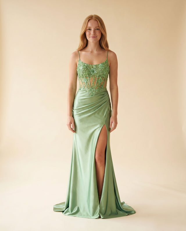 Robe Corset Olive