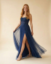 Mermaid Gown Navy