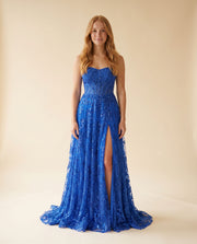 Robe Corset Avec Fente Royal