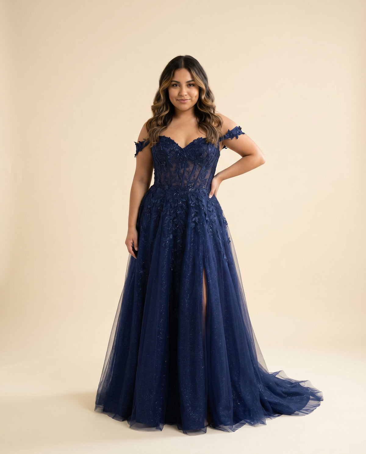 Robe Corset Bustier Marine