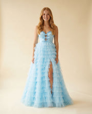 Robe A Volants Noire
