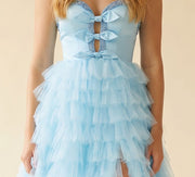 Robe A Volants Noire