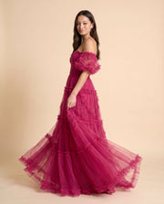 Robe Bustier Fuchsia