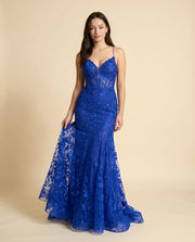 Robe Sirène Bleu Royal