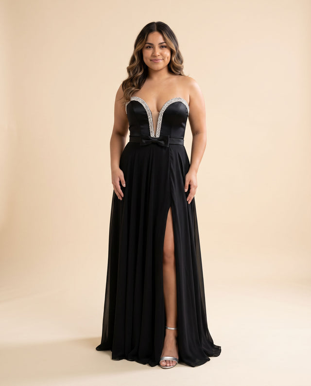 Robe Fluide A Boucle Noire