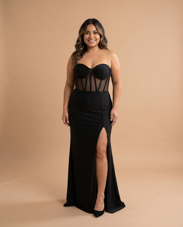 Robe Corset Noire