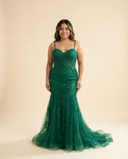 Mermaid Gown Emerald