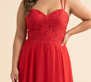 Robe Bustier En Coeur Rouge