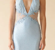 Robe Bleu Poudre