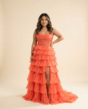 Robe A Étage Orange