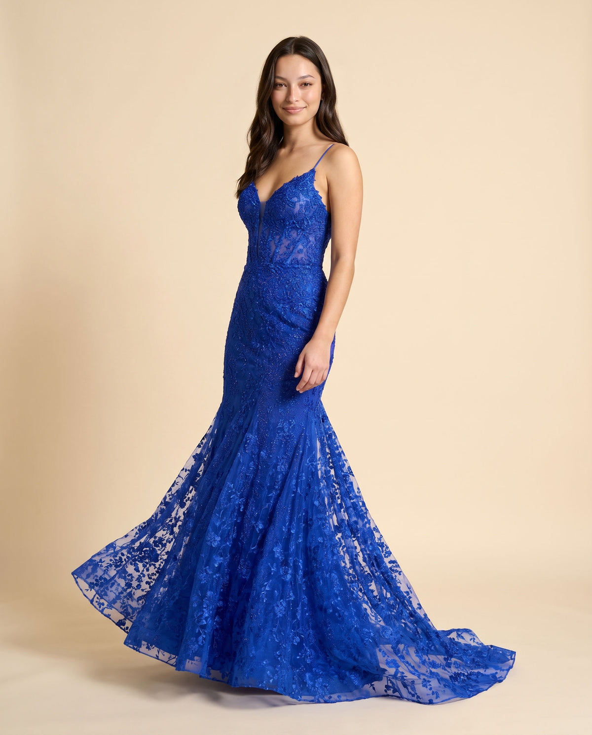 Robe Sirène Bleu Royal