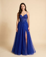 Robe Avec Tule Royal