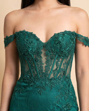 Robe Corset Émeraude