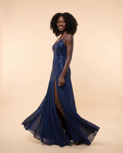 Robe Ajustée Marine