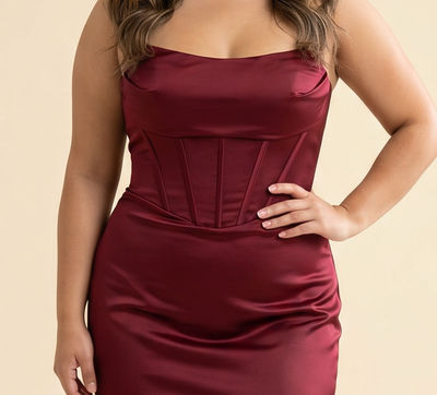 Robe Bustier À Corset Bourgogne