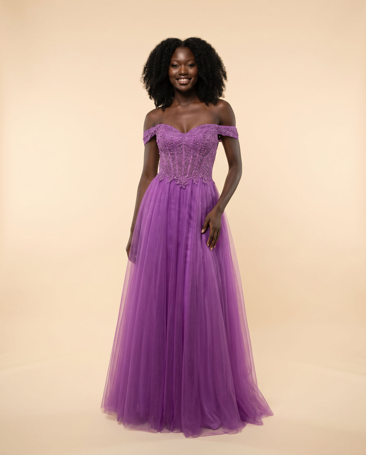 Robe En Tulle Lilas