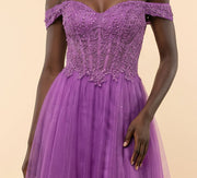 Robe En Tulle Lilas