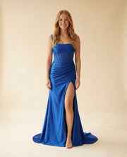 Robe Corset Ajuste Marine