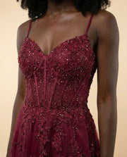 Sweetheart Gown Burgundy