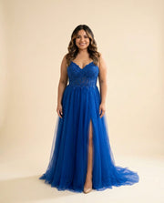 Sweetheart Gown Royal Blue