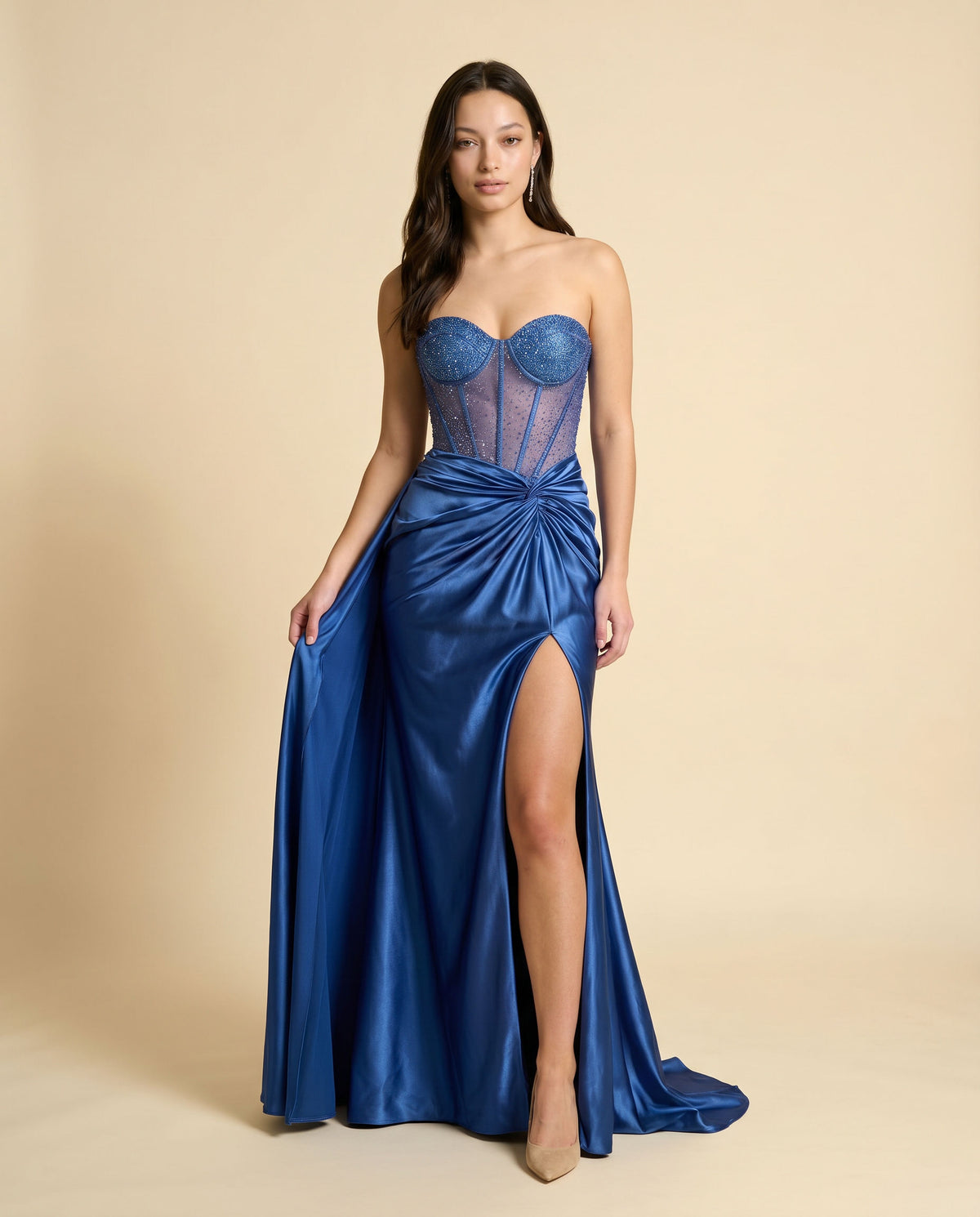 Robe Corset Scintillante Royal