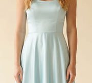 Robe De Satin Menthe