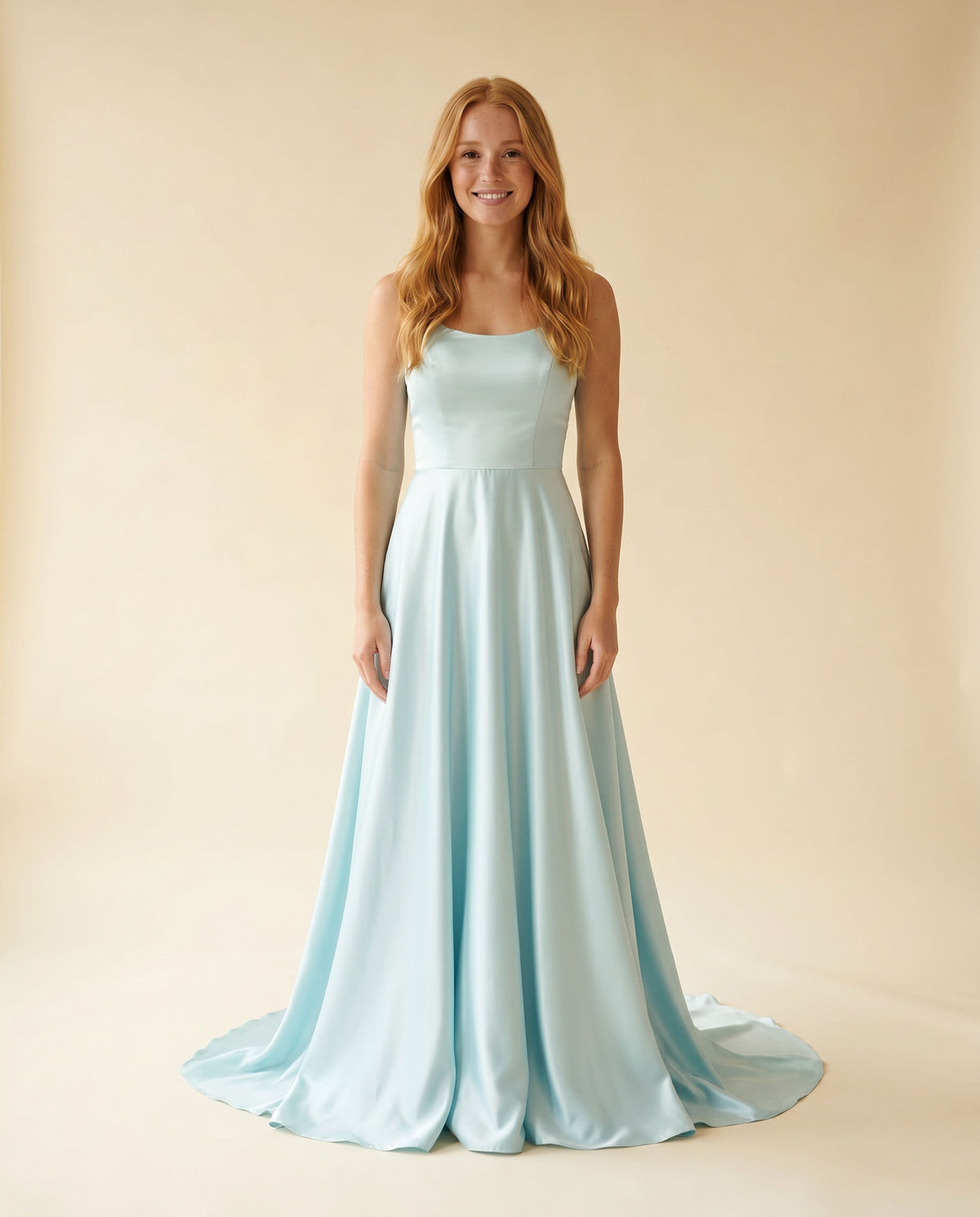 Robe De Satin Menthe
