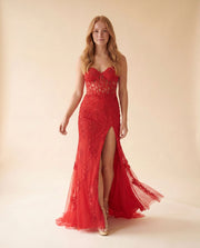 Robe Corset Rouge