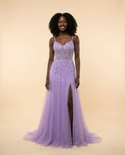 Robe Évasée Lilas