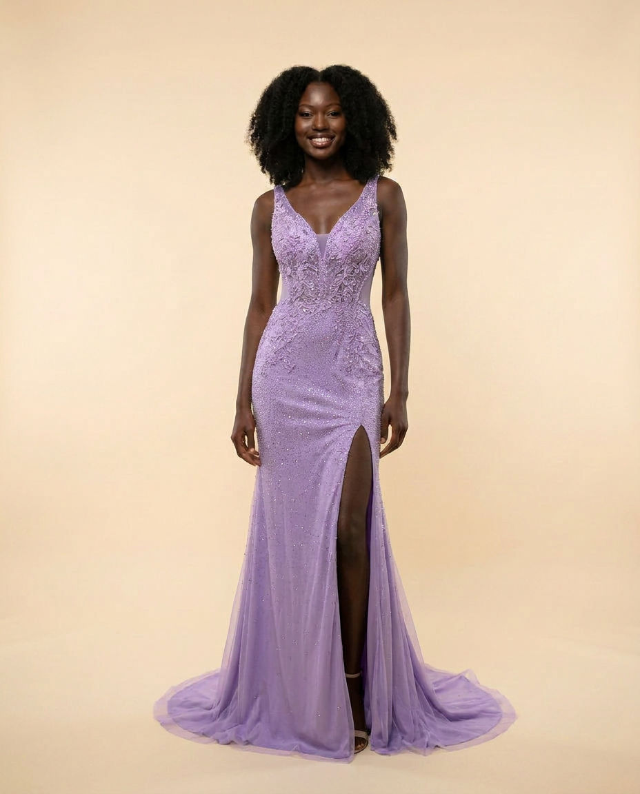 Robe Sirène Lilas