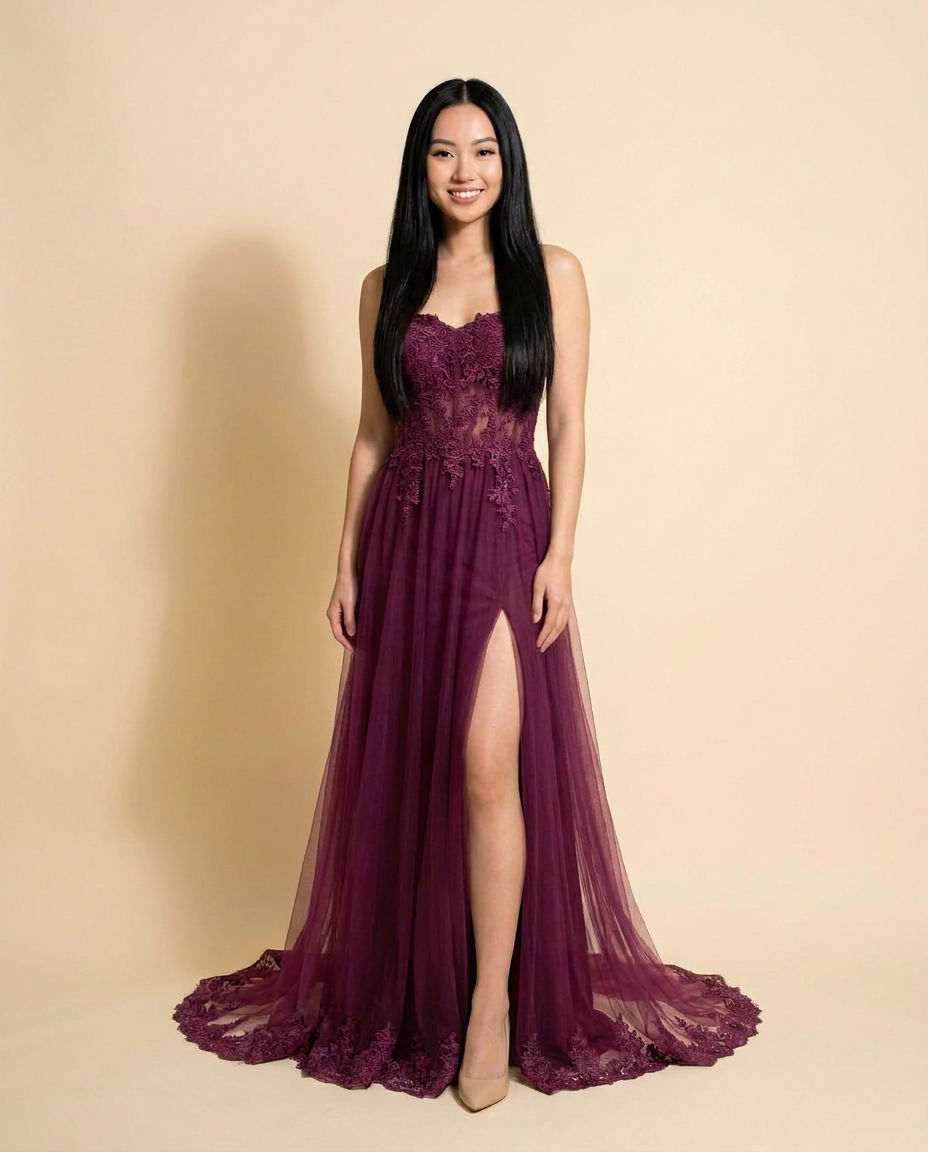 Robe Sirène Prune