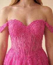 Robe Corset Fuchsia
