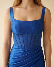 Robe Corset Ajuste Marine