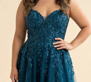 Robe Sarcelle Foncé