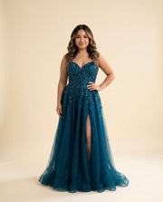 Robe Sarcelle Foncé