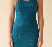 Robe corset scintillante Sarcelle