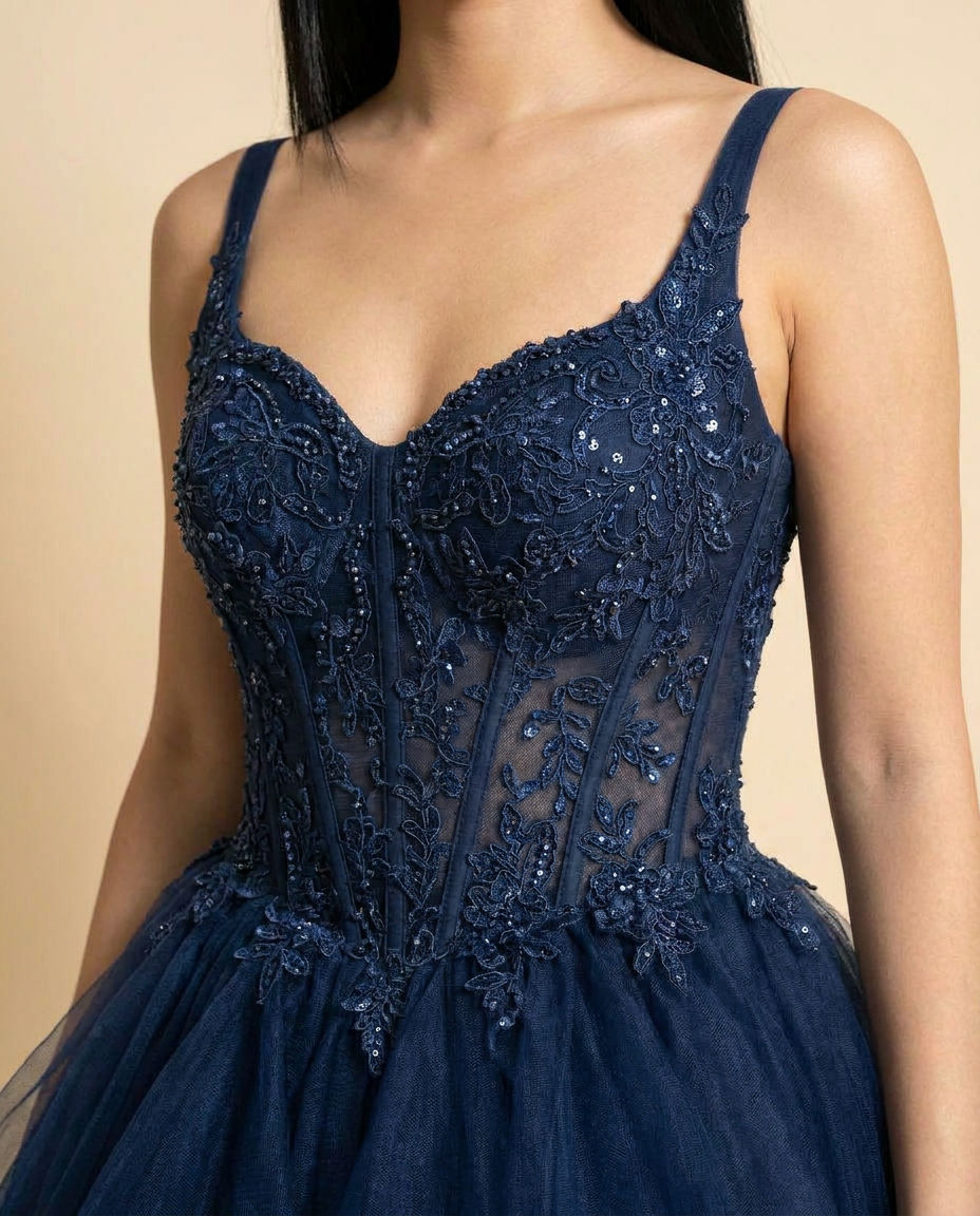 Princess Gown Navy