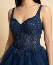 Princess Gown Navy