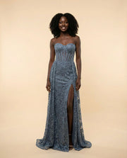 Robe à Paillettes Ardoise