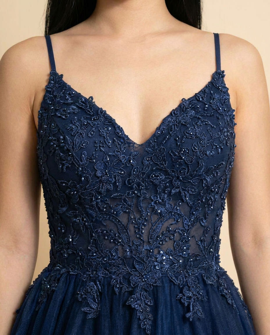 Robe Bustier Marine