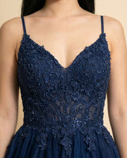 Robe Bustier Marine