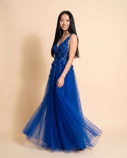 Robe Fluide Bleu