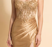 Robe Corset Dorée