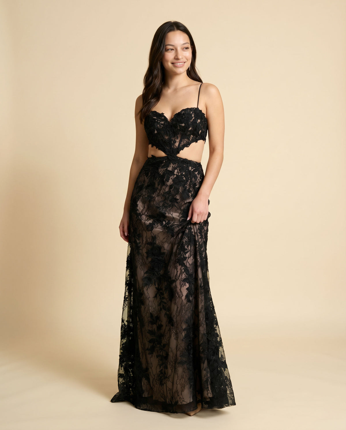Robe Avec Ouvertures Ivoire