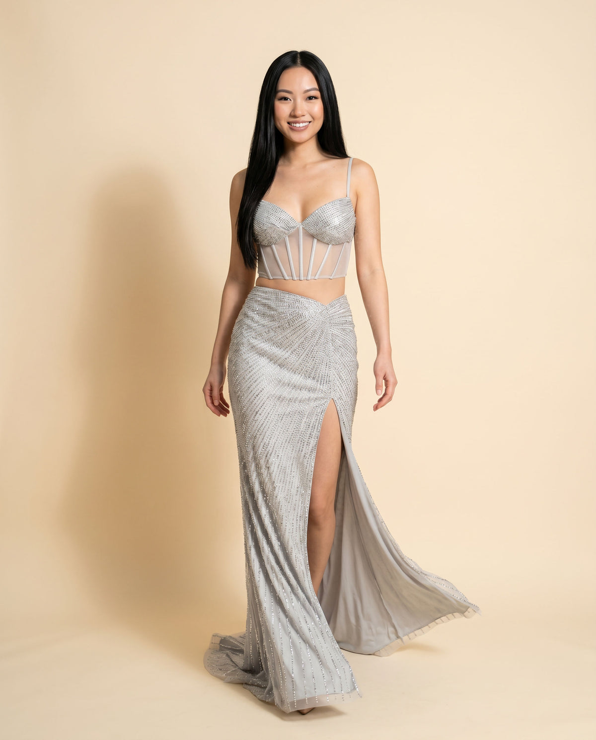 Robe Corset 2 Pieces Marine