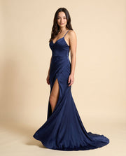 Robe Ajustée Marine